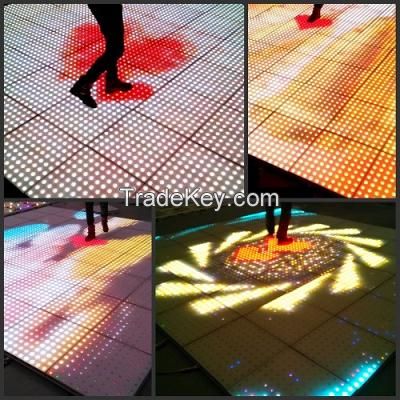 LED Mutual sensor video high pixel viewing dance floor