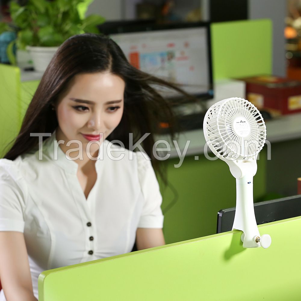 Summer Handheld Mini Chargeable Cool Fans With Clip