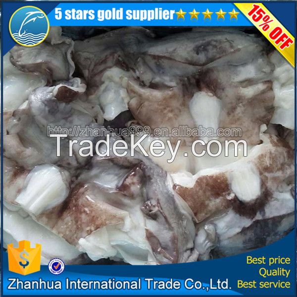 High Quality Frozen Clean Peru Giant Squid Neck 500g up