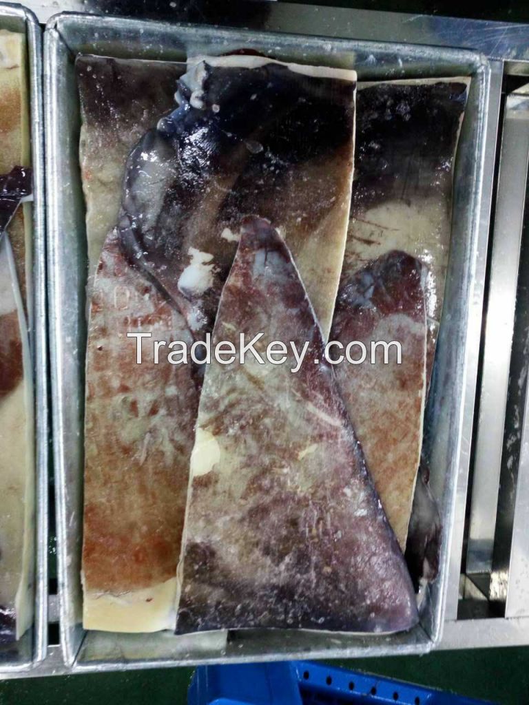 High quality Corss Cut Frozen Giant Squid Wings Dosidicus gigas