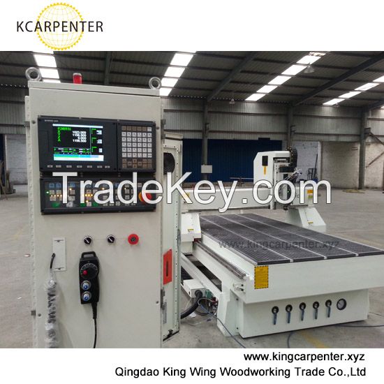 8 tools ATC cnc router for wood and metal material with 9kw HSD spindle