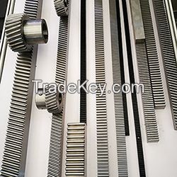custom steel CNC C45/S45 gear rack and pinion gearing manufacturer China