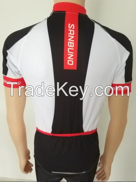 New design cycling jersey 100% polyester cycling jersey