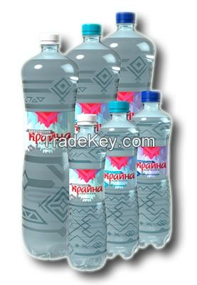 Natural mineral water Carpathian Krayna