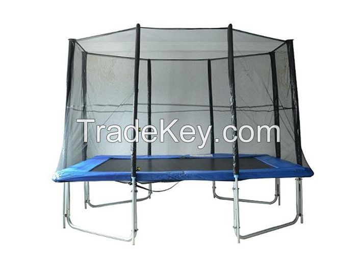 10' x 7' Rectangle Backyard Trampoline Safety Enclosure Net Kit