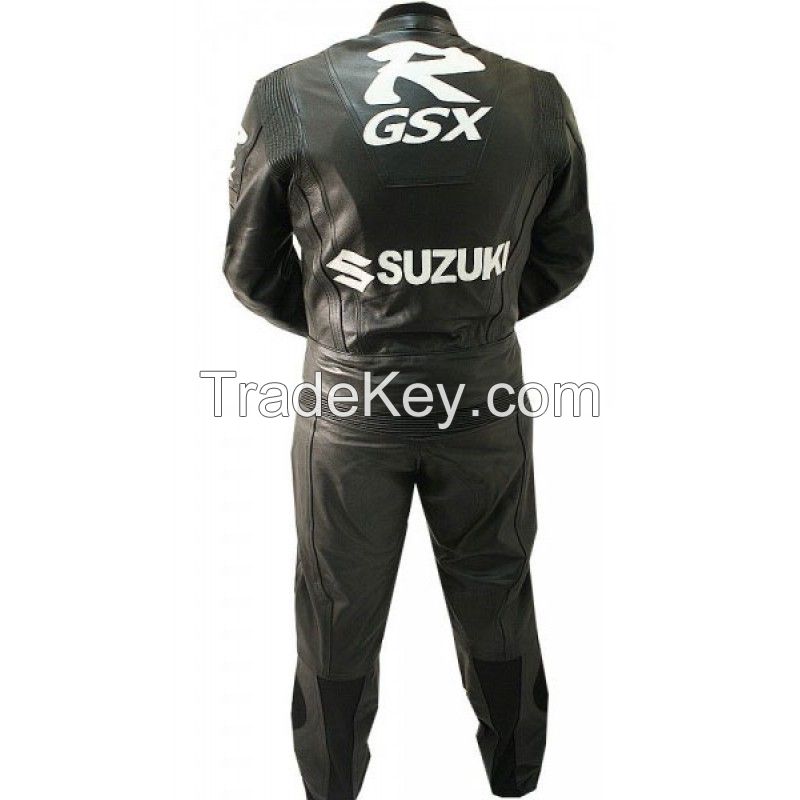 Suzuki Black Leather Suit 