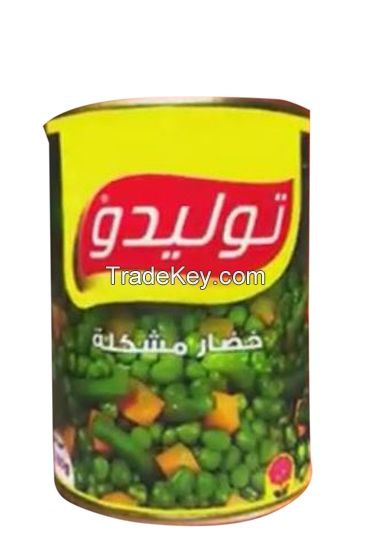 canned mixed vegetables