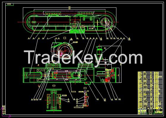 EBZ160 Underground Boring Machine Blueprints