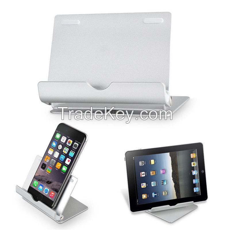 Universal Solid zinc alloy Holder Cradle for E-readers and Smartphones tablet