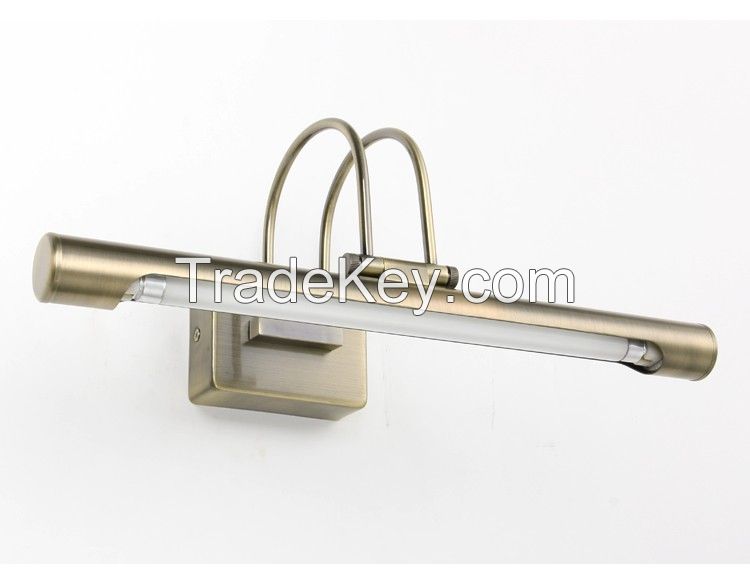 Stainless Steel 8W Bronze bathroom Light Indoor mirror Lamp 110-240v