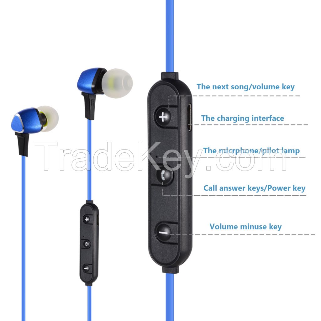 Magnetic Absorption Sport Wireless Bluetooth Earphones