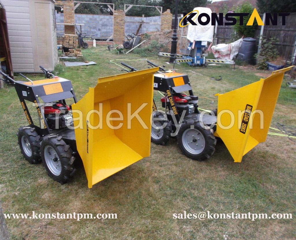 6.5HP Loncin Engine Power Wheelbarrow High Quaity Mini Dumper