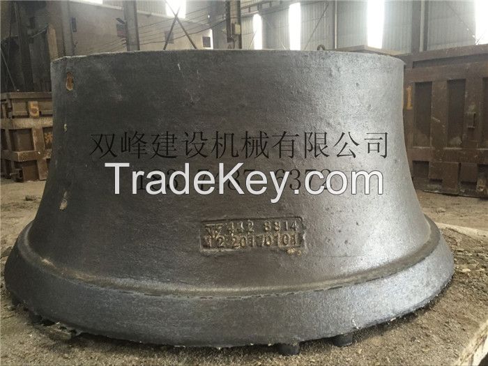 Superior Quality H6800 Bowl Liner Concave Cone Crusher Spare Parts