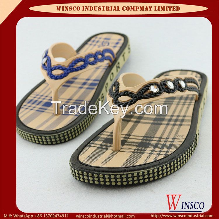 PVC Air Blown Women Slipper WINSCO1632+1