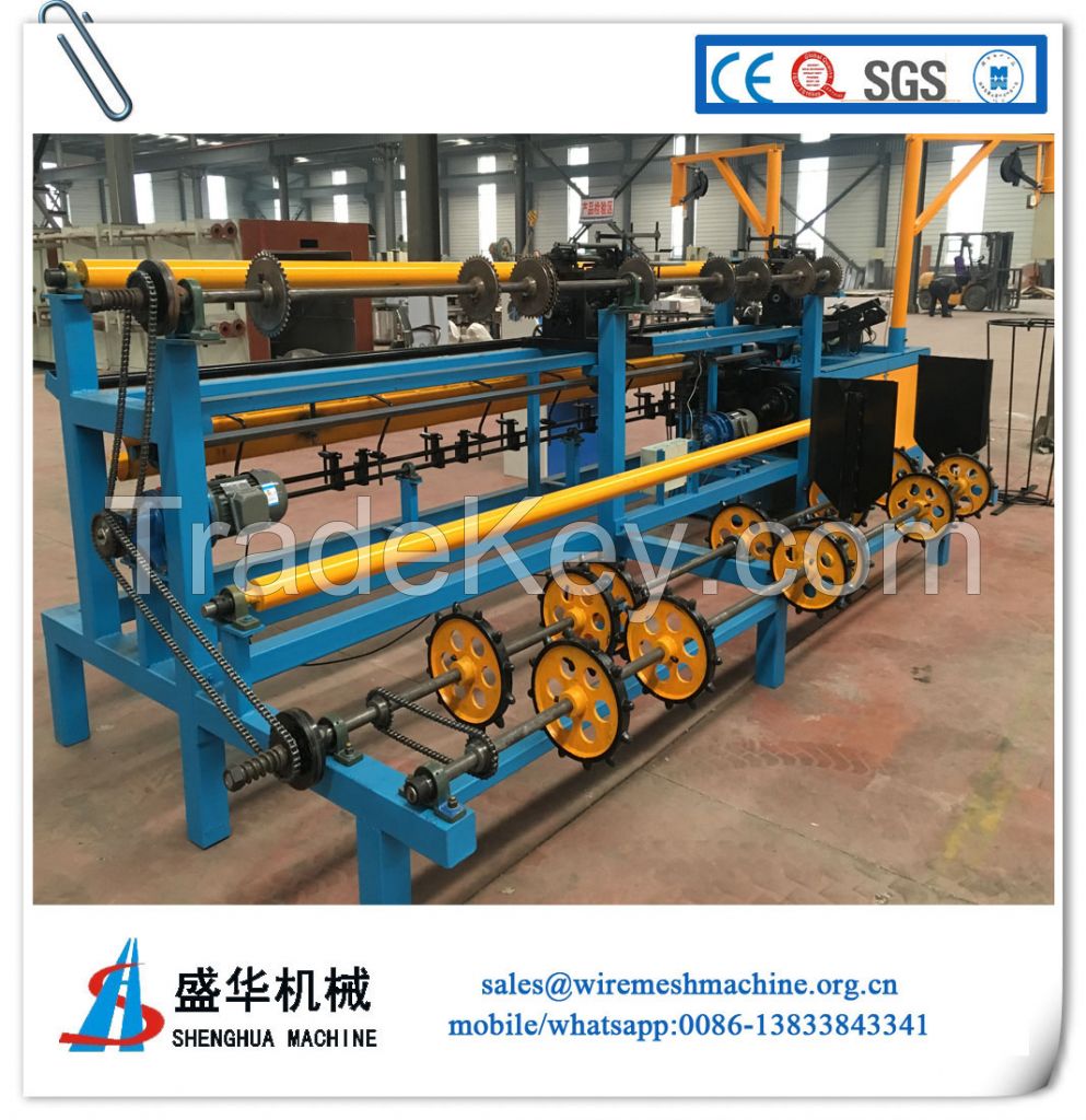 Full automatic Chain link fence machine(mesh size:25x25--200x200mm)