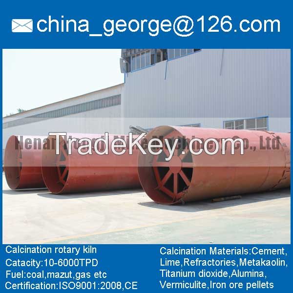 Large capacity hot sale chromium rotary kiln sold to Olot