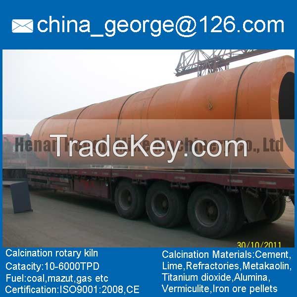 Large capacity hot sale low grade iron ore rotary kiln sold to Andijon