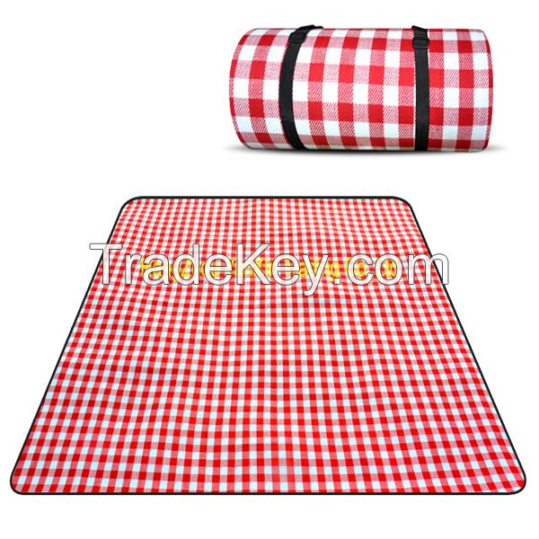 picnic blanket outdoor picnic mat with pvc waterproof