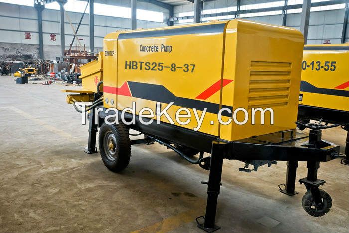 25 cubic electric type Trailer Mounted Concrete Pump for sale for   