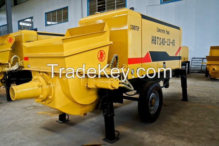 40 cubic electric type Trailer Mounted Concrete Pump for sale for   