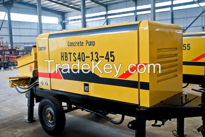 40 cubic electric type Trailer Mounted Concrete Pump for sale for   