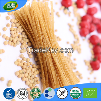 Usda certificated gluten free high protein organic soybean pasta spagh