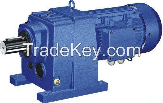 R series helical gear motor vertical agitator gearbox with motor