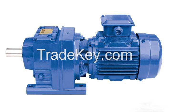 R series helical gear motor vertical agitator gearbox with motor