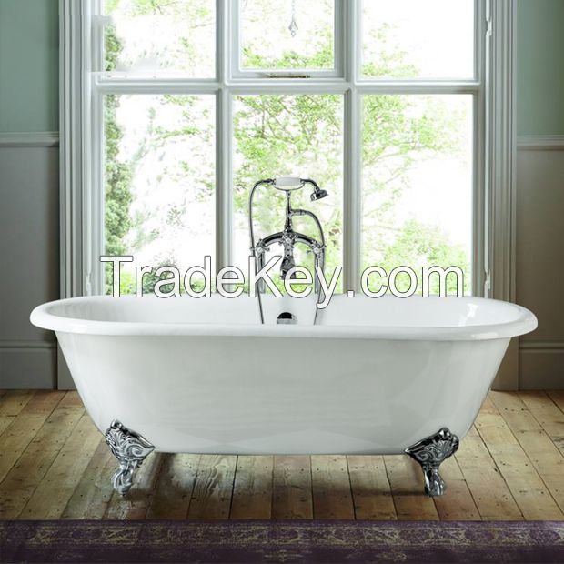 Double Ended Roll Top Cast Iron Bath Tub