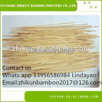 raw 8 inch zhikun bamboo sticks for incense 