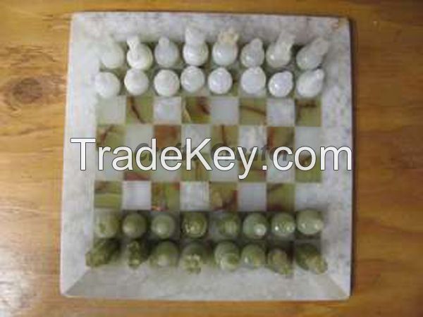 MARBLE ONYX CHESS SET