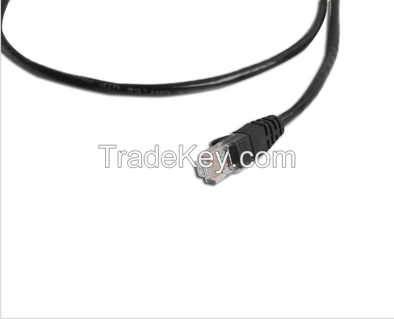 Category 5E U/UTP Patch Cords Black/Grey 1m 1.5m 2m