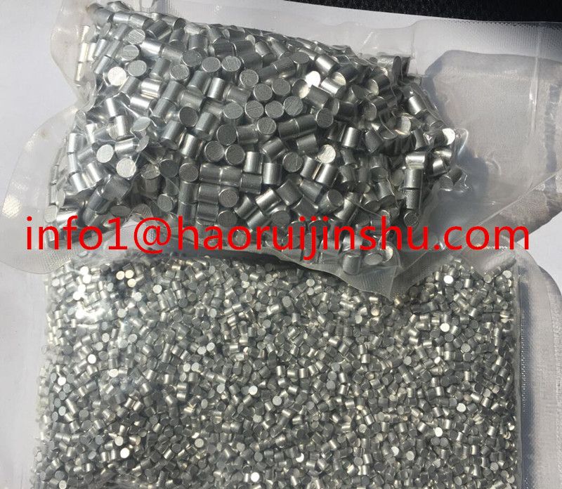 High purity Aluminium granules 99.999%, Aluminium pellet , Aluminium particles