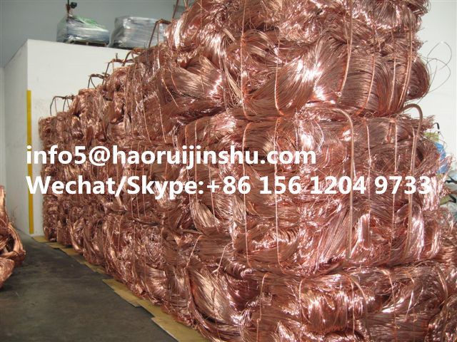 Copper Scrap, Copper Wire Scrap, Mill Berry Copper 99.9%