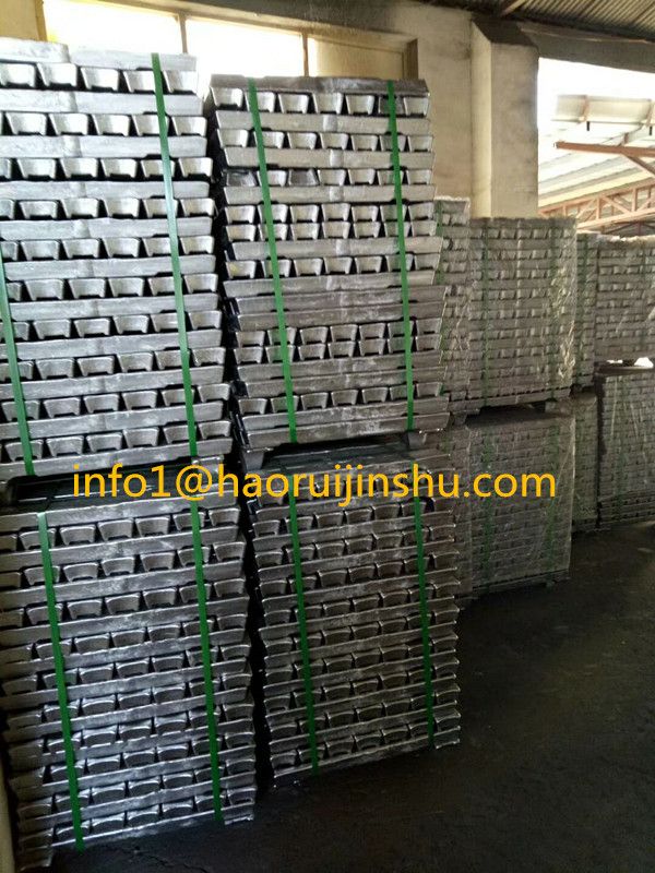 High purity zinc ingot 99.995% for sale