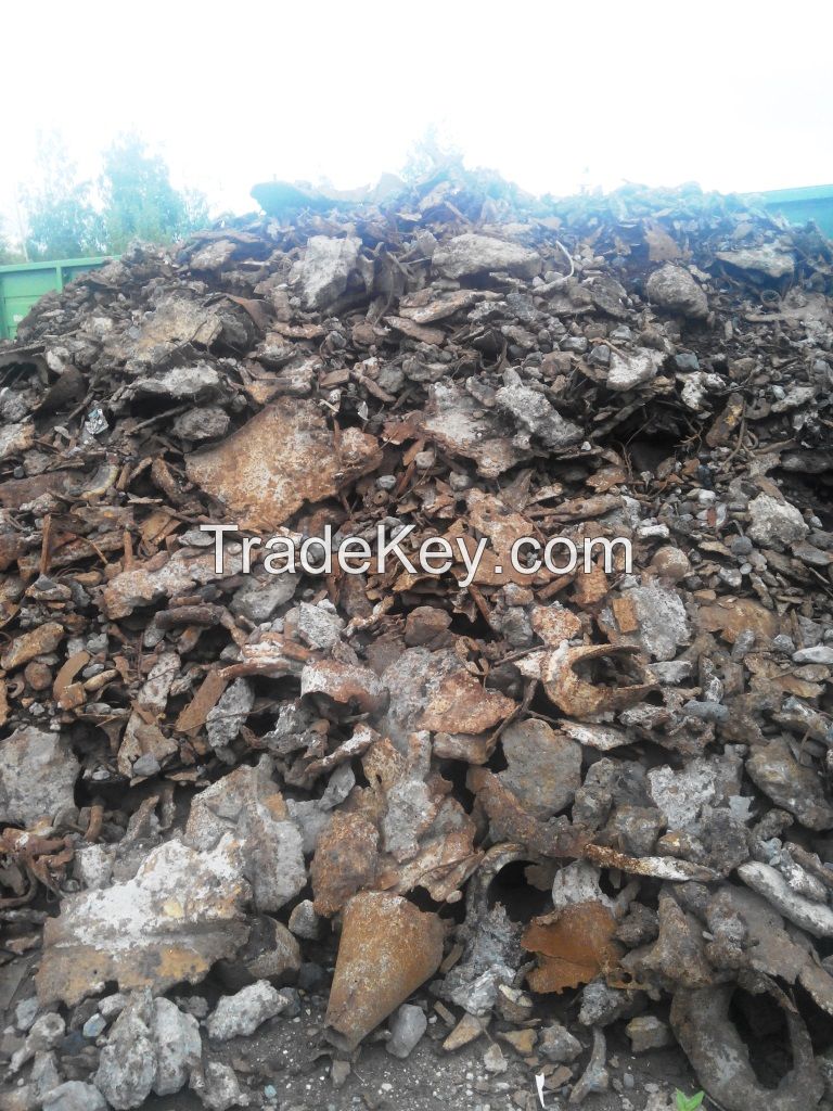 Iron and steel slag, waste metal