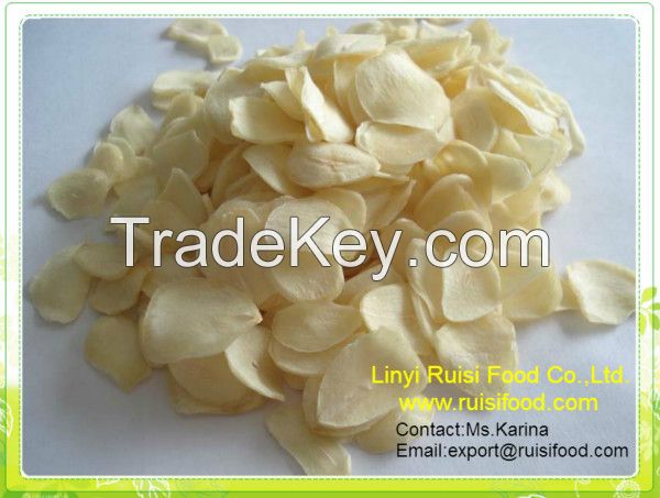 New crop dehydrated garlic flake from Linyi Shandong China