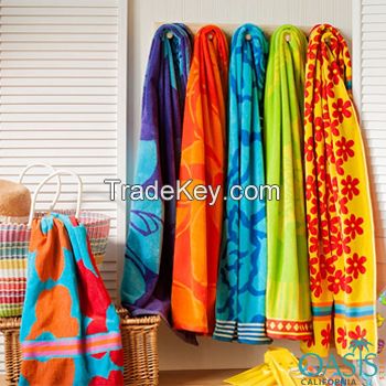 Bright Colored Beach Towels Wholesale