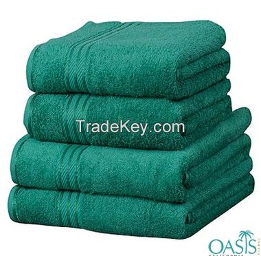 Wholesale Green Egyptian Towel Set 