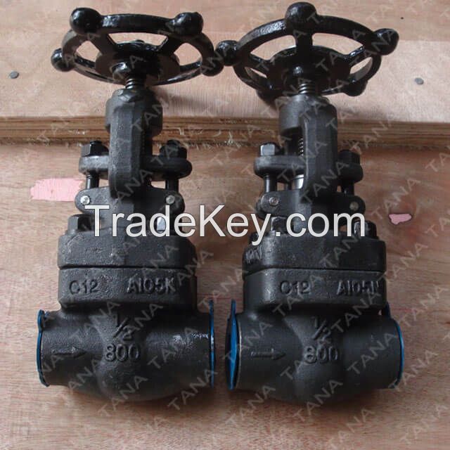 Thread NPT forged steel A105N gate valve 800lb