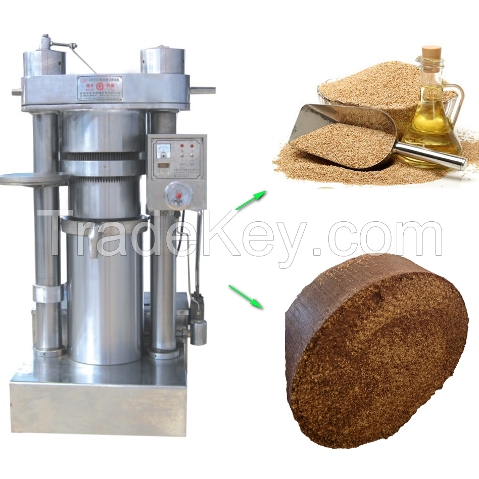 Good quality hydraulic sesame oil pressers/walnut oil press machine