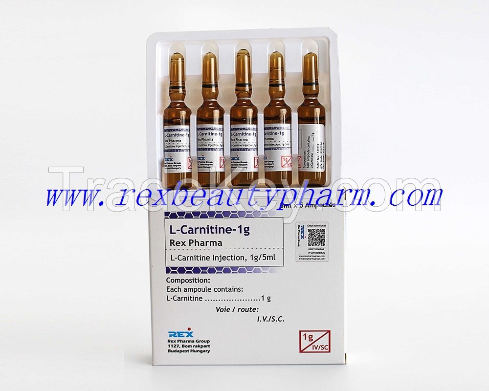 Rex L-carnitine injection 1g  for  Hotsale