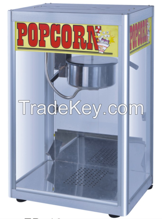 Stainless steel popcorn machine