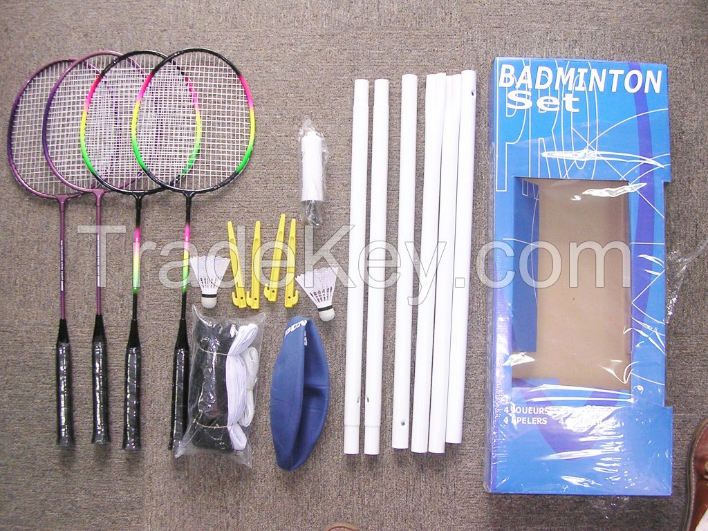 Badminton Racket Set-4 Players