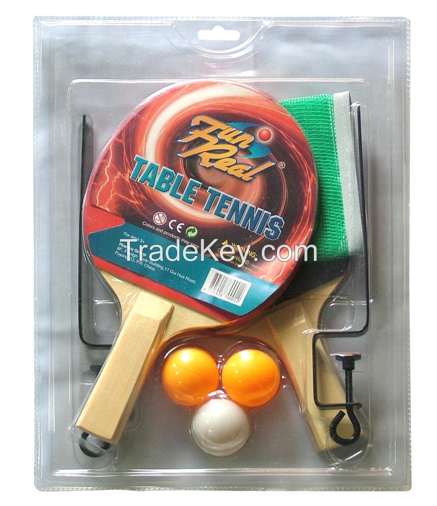 Wooden Table Tennis Set