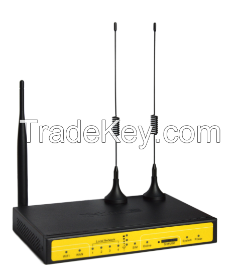 rugged industrial 3g wifi ethernet wireless cellular router for CCTV