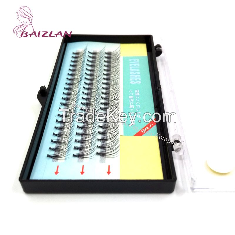Original factory supply 2D-20D faux mink 0.07thickness premade fan eyelash extensions OEM