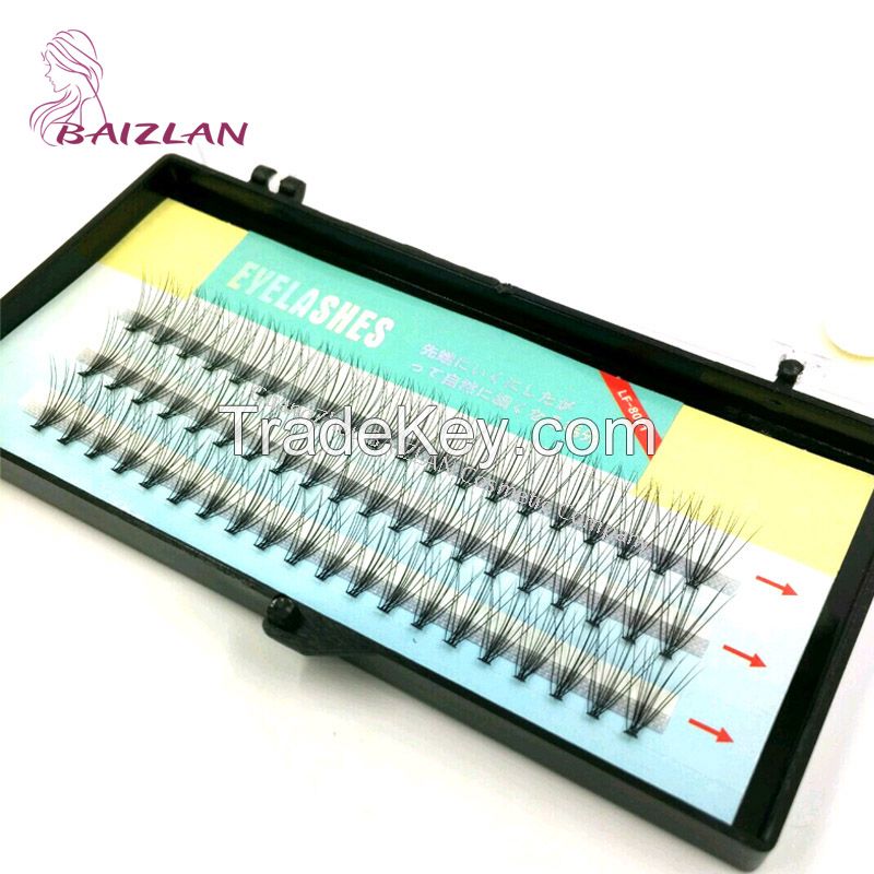 Original factory supply 2D-20D faux mink 0.07thickness premade fan eyelash extensions OEM