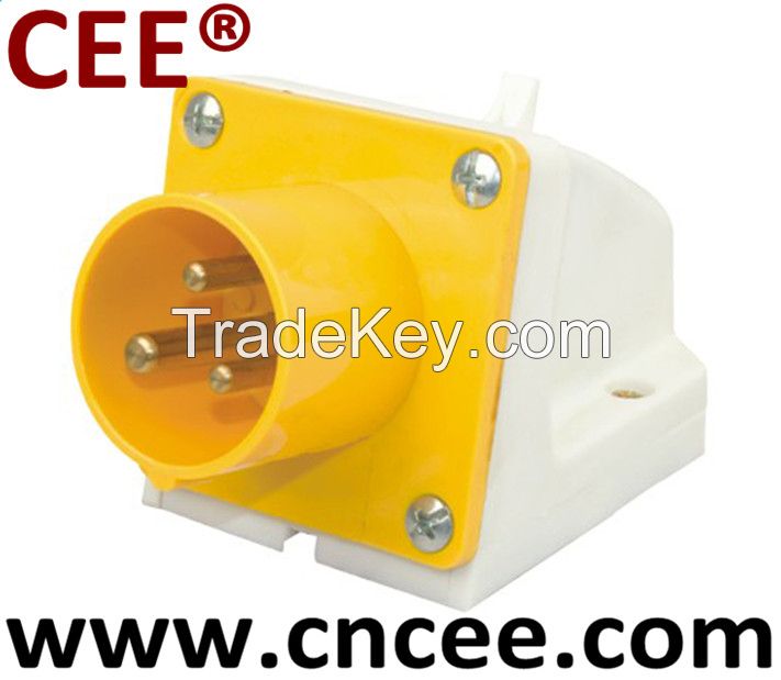 CEE Industrial Male Plug Wall Mounted