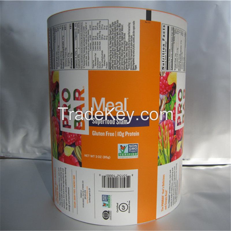 china made cheap food snack pets food plastic flexible packaging roll
